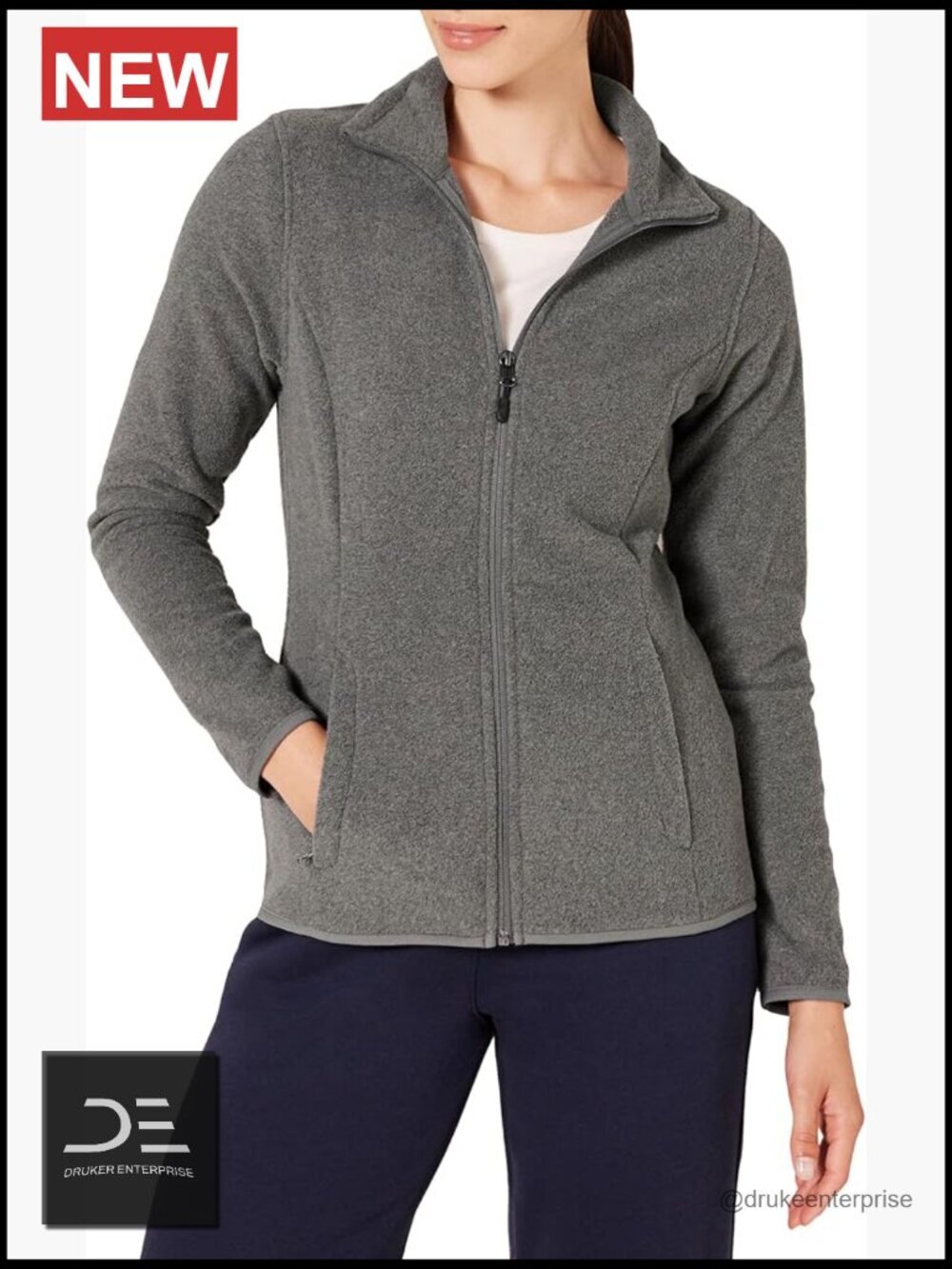 Women's Classic-Fit Full-Zip Polar Fleece Jacket